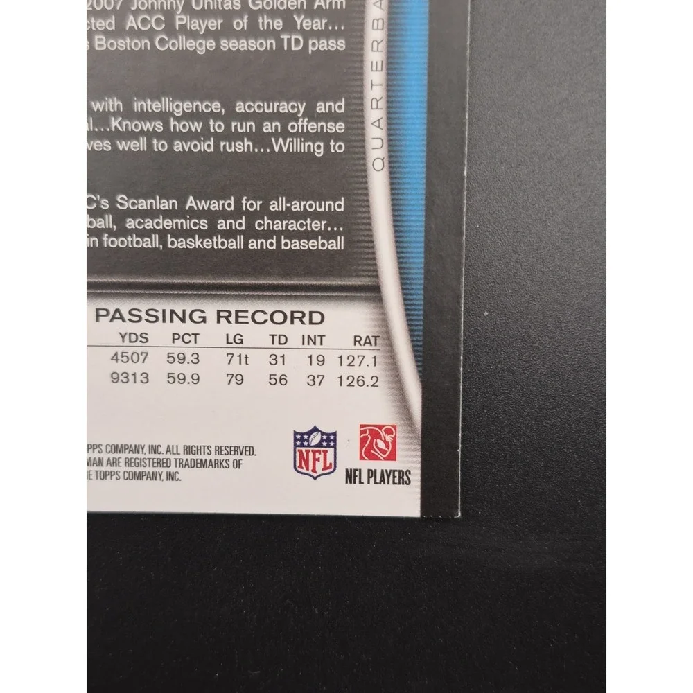 2008 Bowman Chrome Matt Ryan #166 Base Rookie (RC) Atlanta Falcons